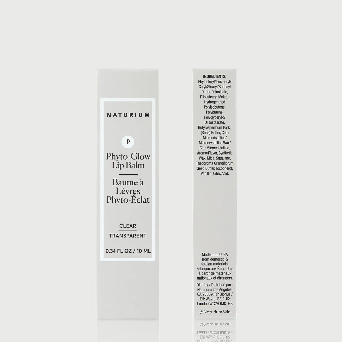Phyto-Glow Lip Balm — NATR-60066_PhytoGlow_Clear_UC_frontback_back-bonebkgd.webp